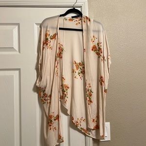 Floral Lac Bleu jacket/shawl one size fits all.